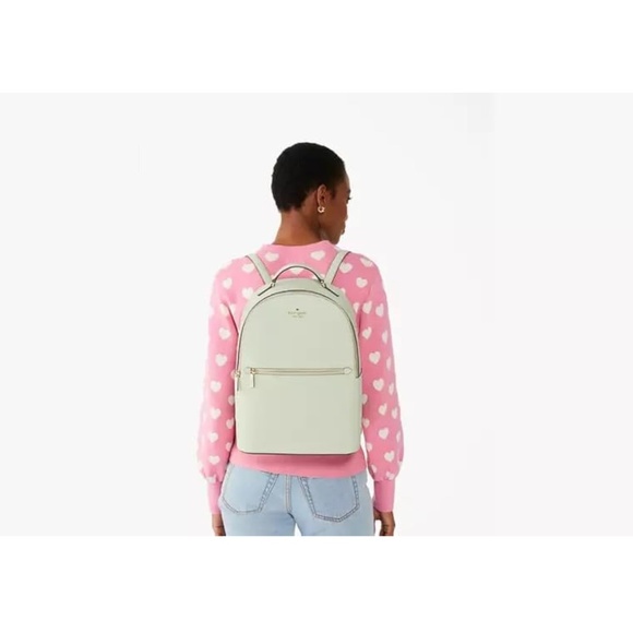 Perry Leather Large Backpack (bright pink) Kate Spade New York Perry Large Backpack | Brixton Baker main image 4